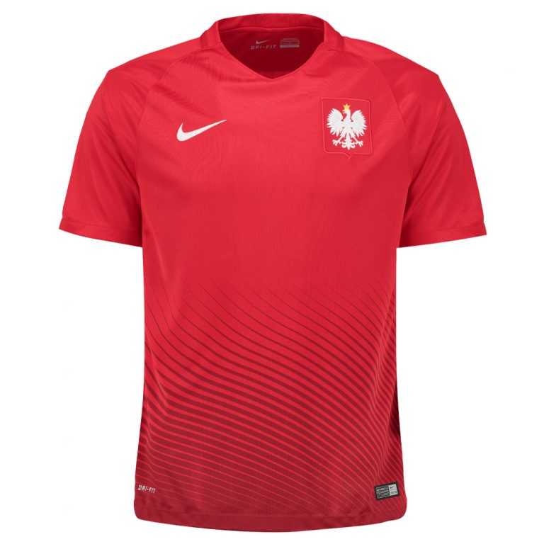 Polska – czerwona wyjazdowa koszulka reprezentacji Polski 2017 (Nike)
