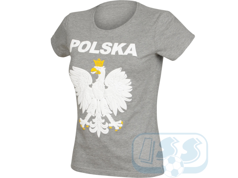 Polska - t-shirt damski rozmiar XL szary