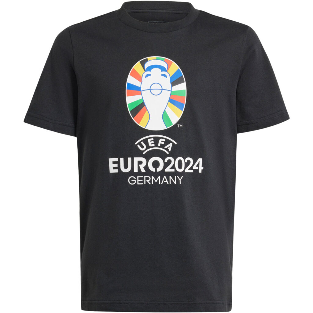 Koszulka Euro 2024 czarna (Adidas)