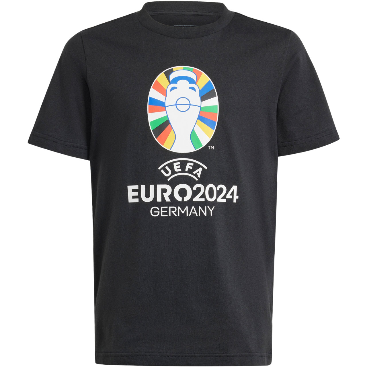 Koszulka Euro 2024 czarna (Adidas)