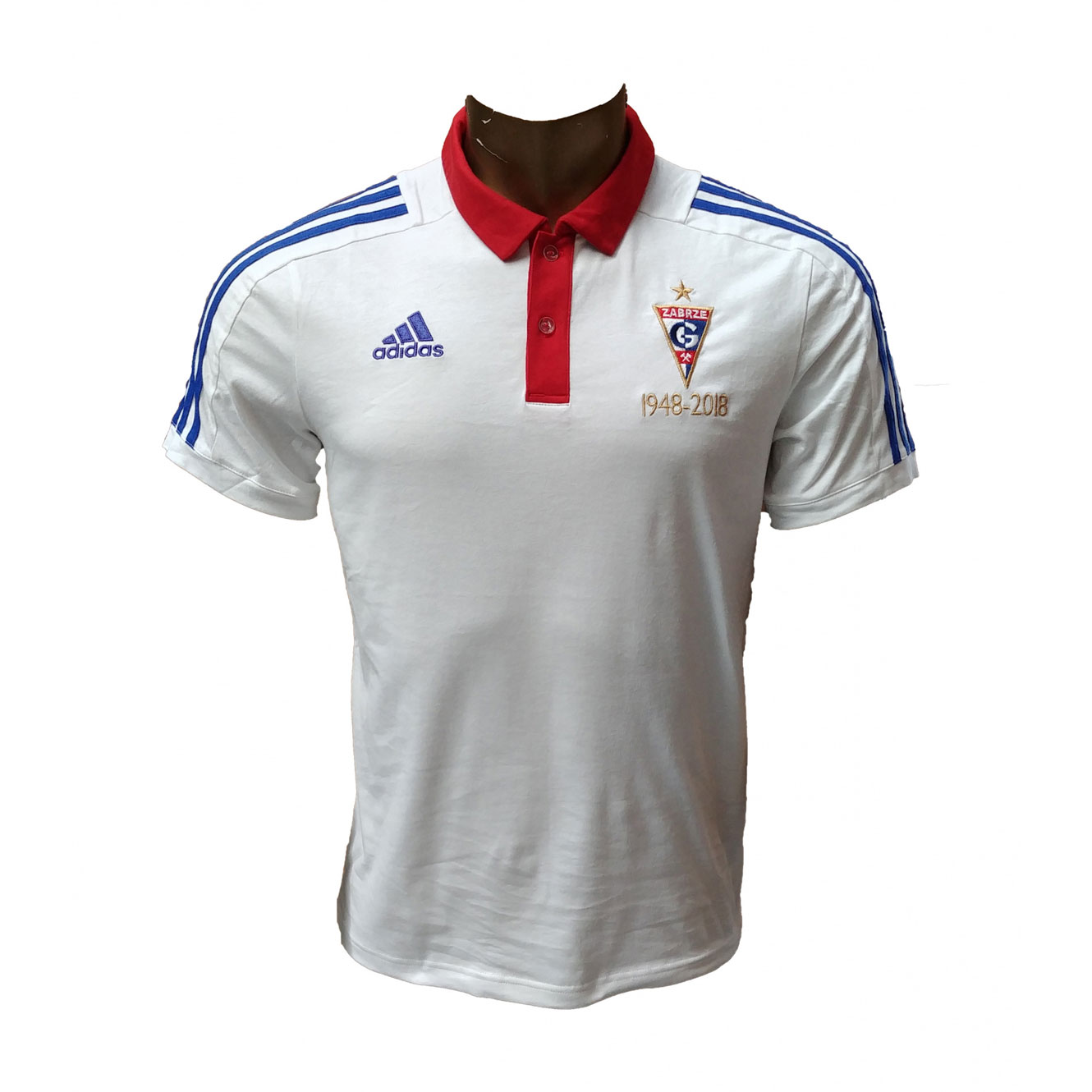 Koszulka Polo adidas Górnik Zabrze Biała CE7423
