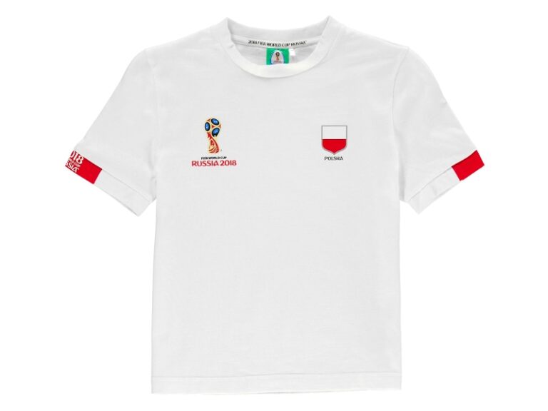 T-SHIRT POLSKA JUNIOR FIFA WORLD CUP 2018