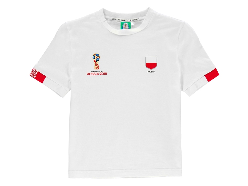 T-SHIRT POLSKA JUNIOR FIFA WORLD CUP 2018