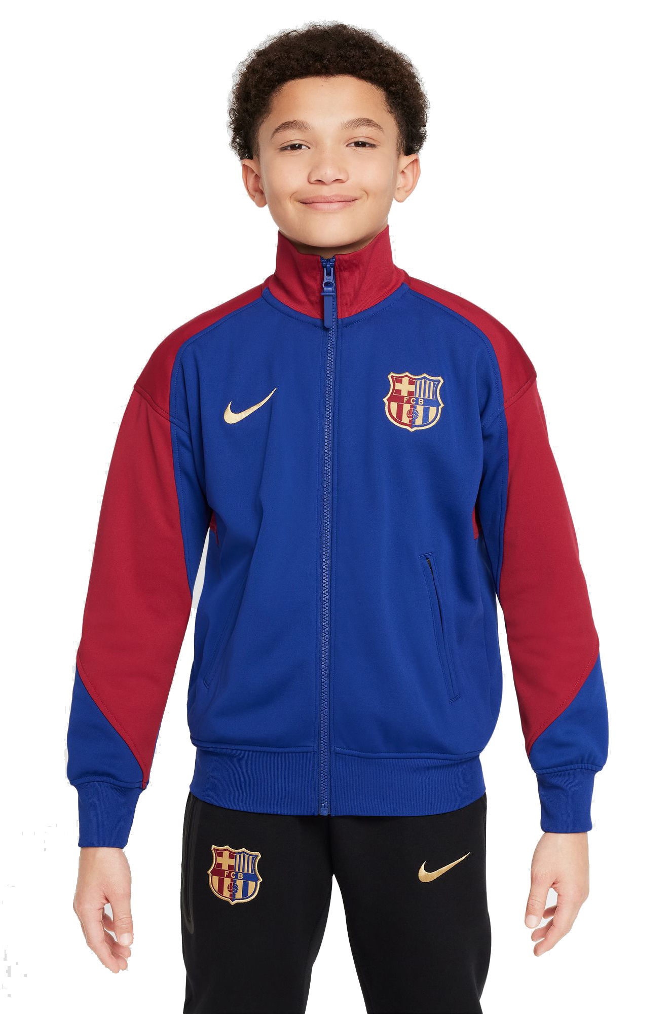Bluza Nike Junior FC Barcelona Academy Anthem Home FQ0003-455