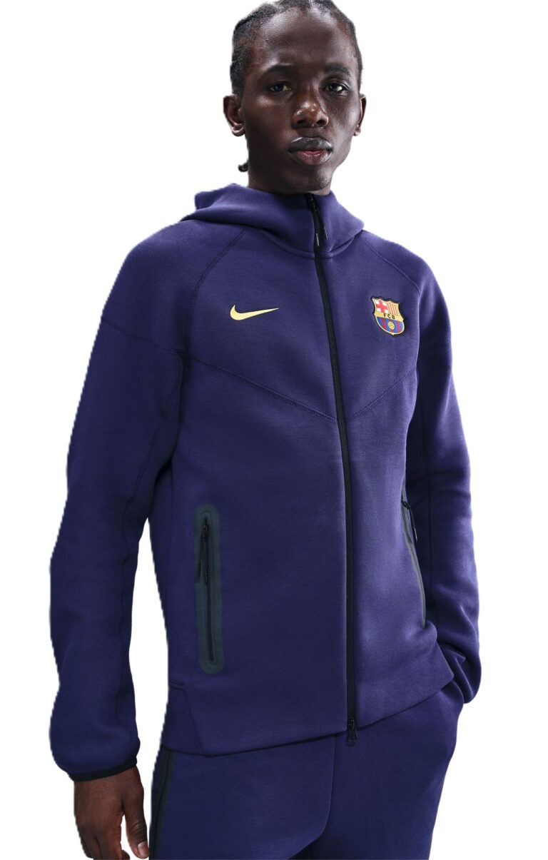 Bluza z kapturem Nike Junior FC Barcelona Fleece HJ6426-595