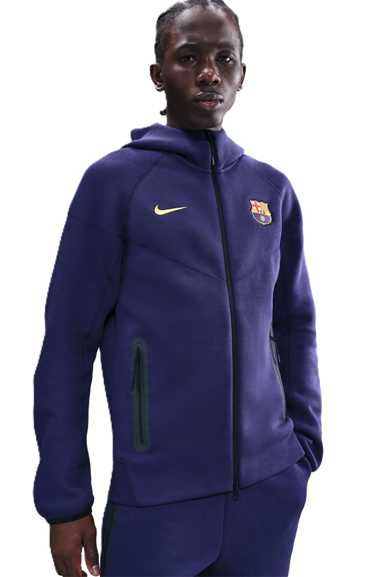 Bluza z kapturem Nike Junior FC Barcelona Fleece HJ6426-595