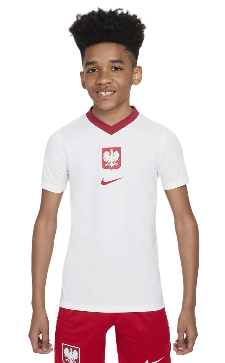 Koszulka Nike Junior Polska Football Home FQ8522-100