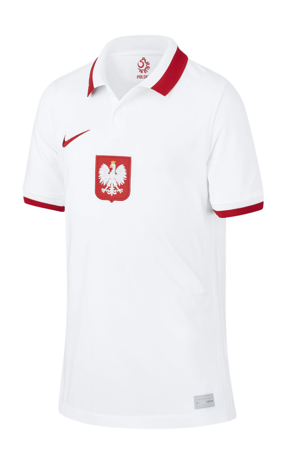 Koszulka Nike Junior Polska Stadium Home CD1050-100