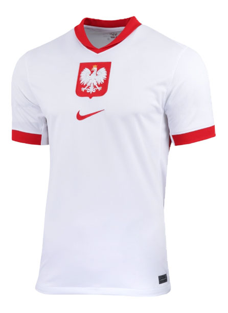 Koszulka Nike Junior Polska Stadium Home FQ8509-100