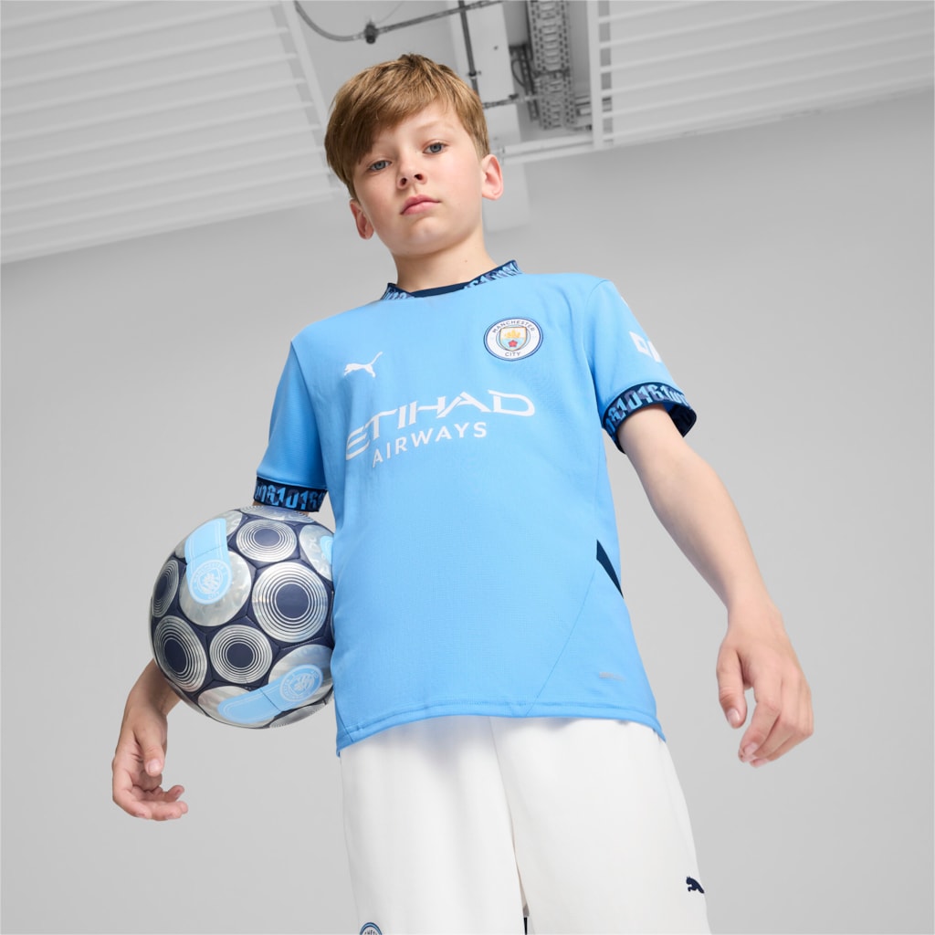 Koszulka Puma Junior Manchester City Home Replica 775078 01