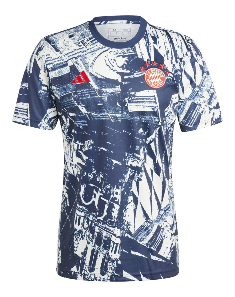 Koszulka przedmeczowa adidas Bayern Monachium IQ0614