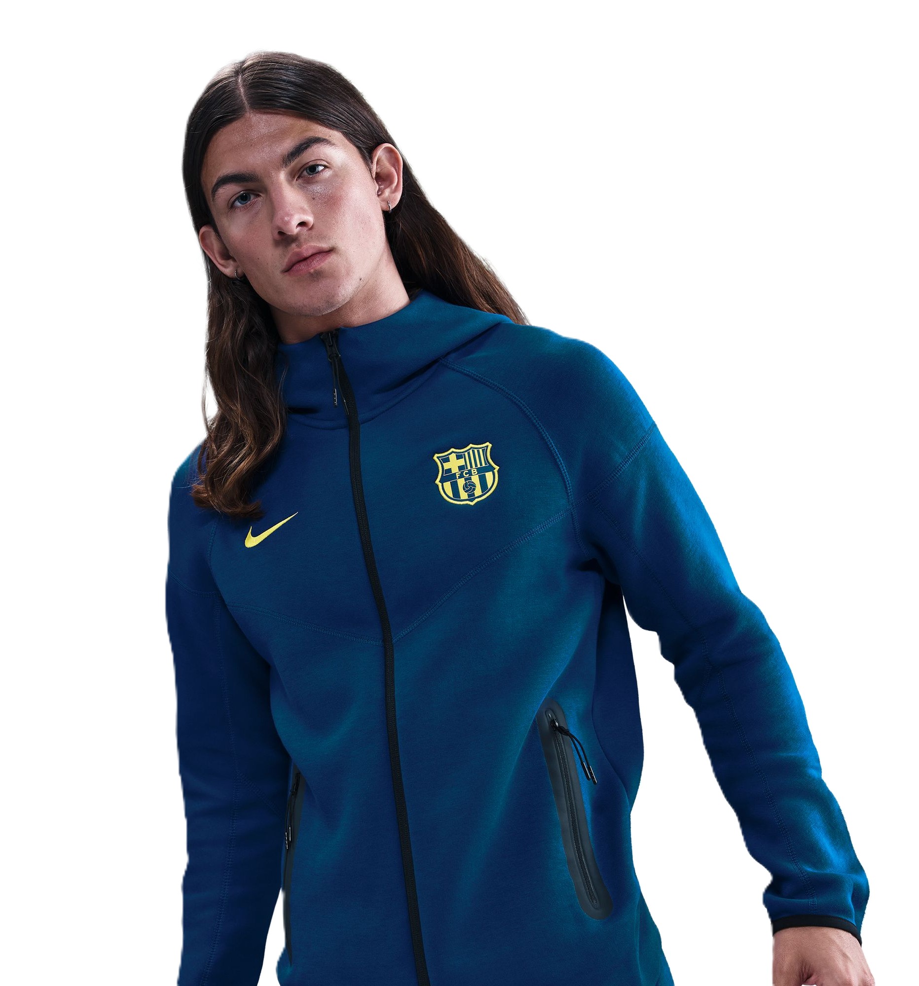 Kurtka Nike FC Barcelona Techfit Fleece FZ1274-432
