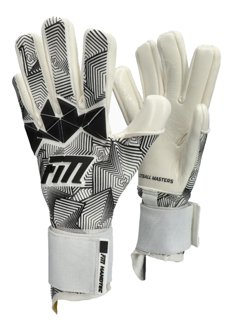 Rękawice Football Masters Varis X PRO WHITE BLACK
