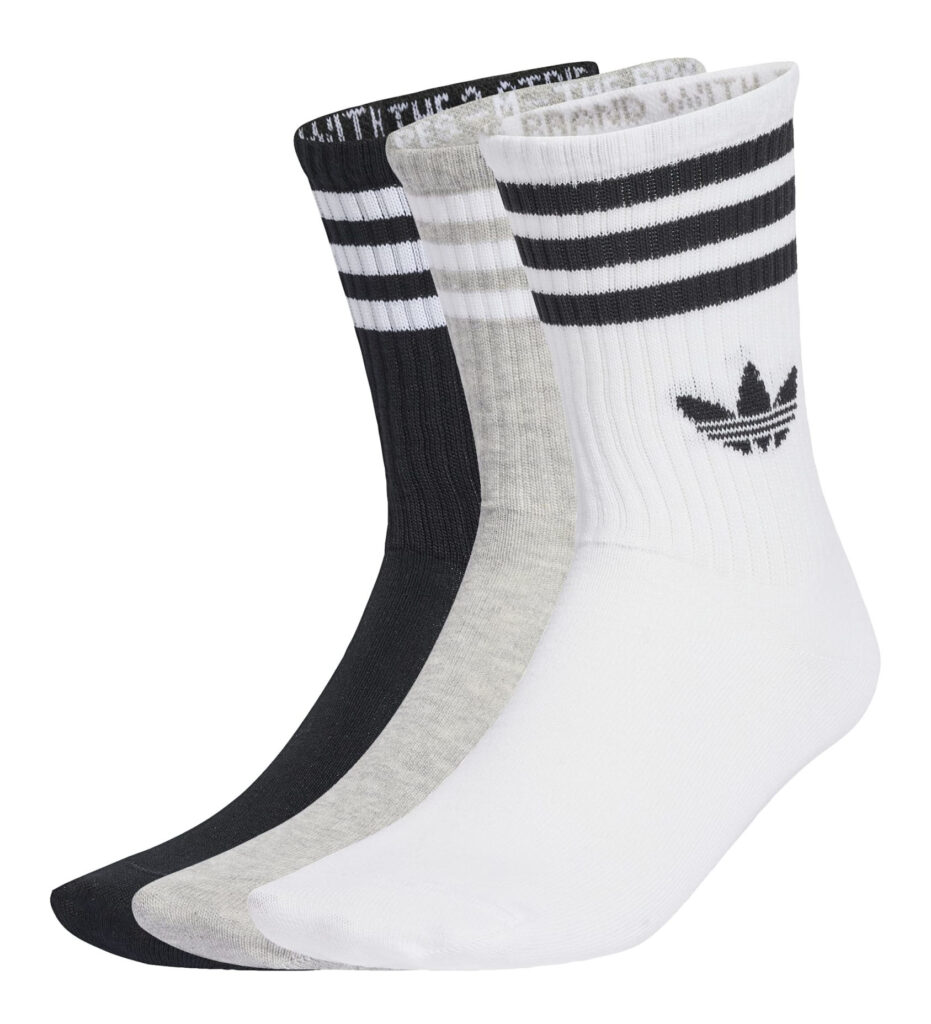 Skarpety adidas 3-stripes Crew 3-pack JV7403
