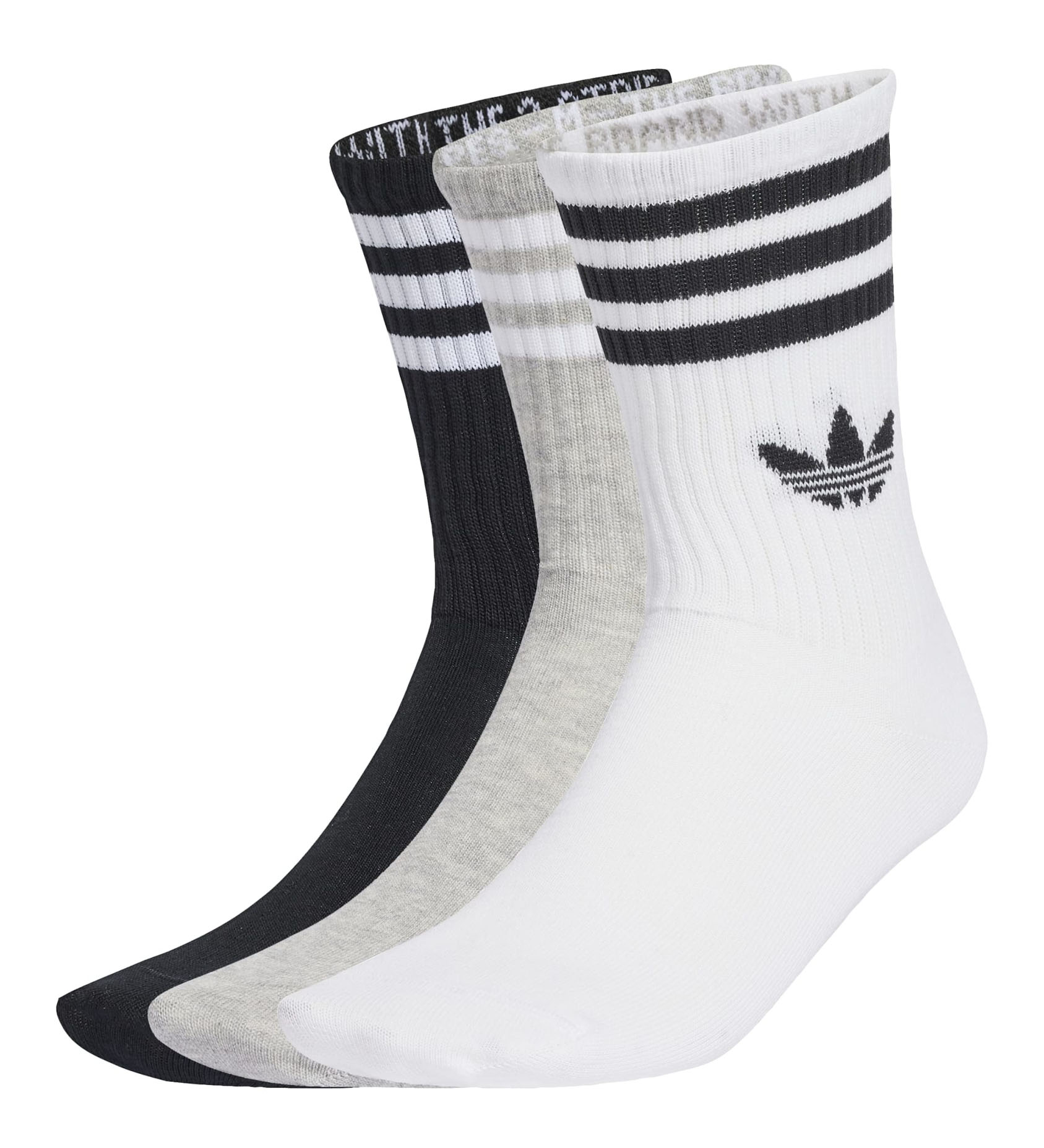 Skarpety adidas 3-stripes Crew 3-pack JV7403