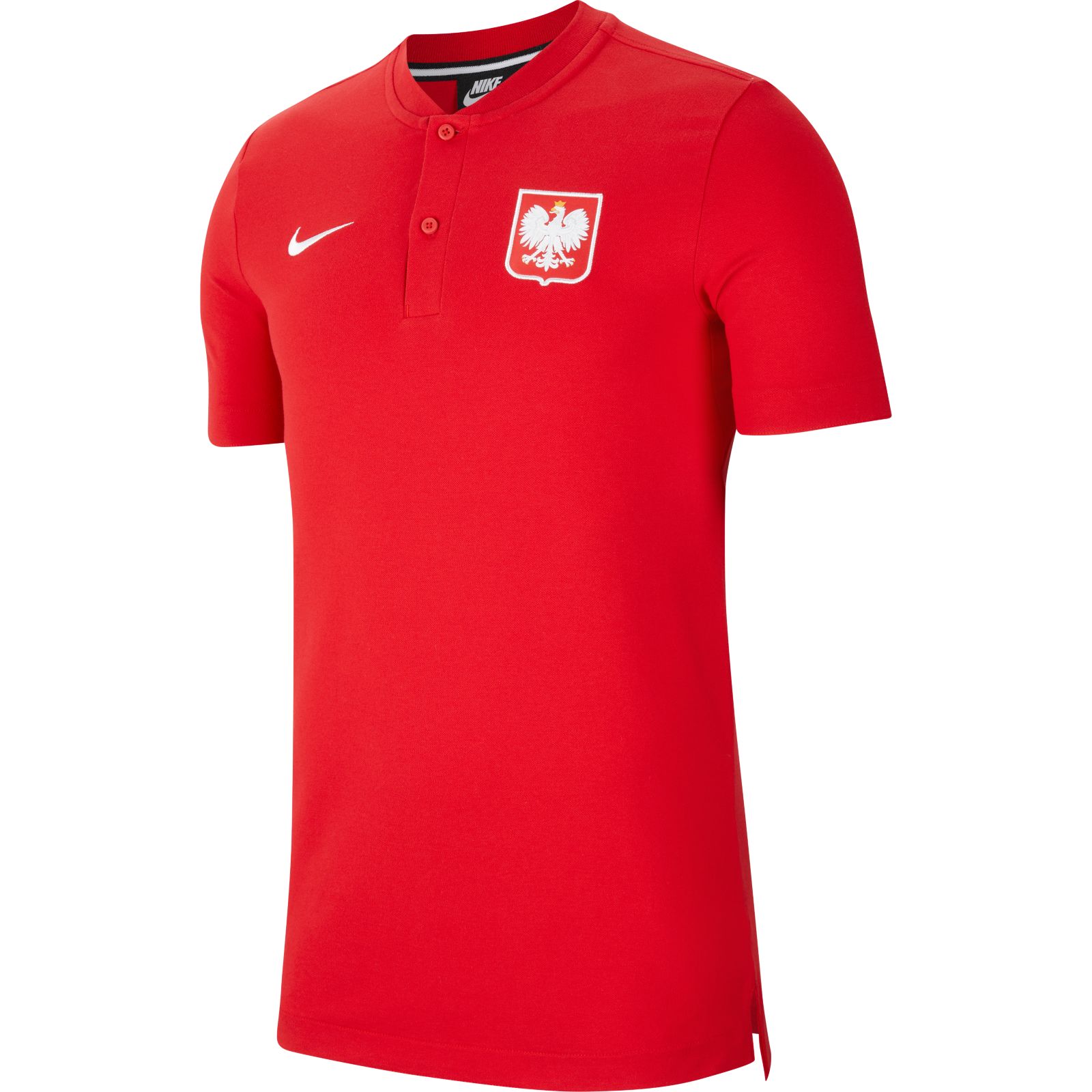Polska - czerwona koszulka polo Nike 2020-21