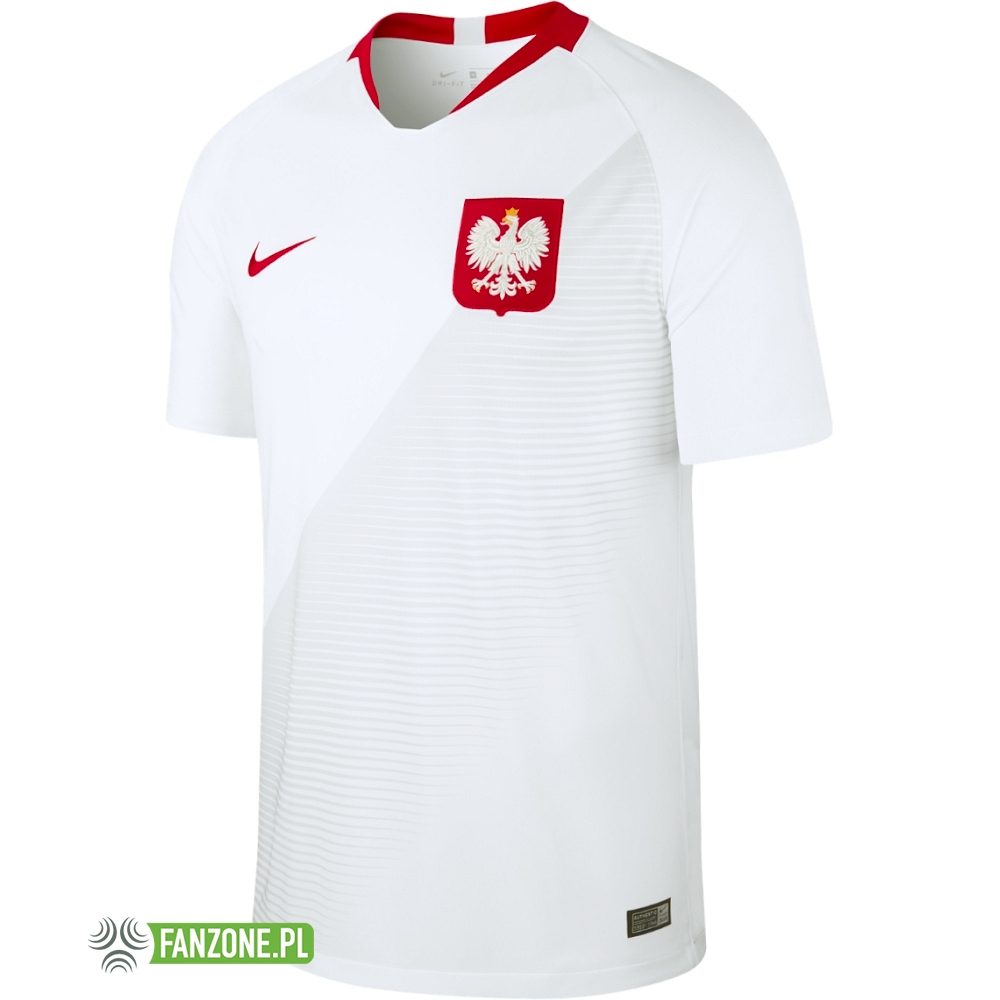 Polska - biała juniorska koszulka reprezentacji Polski 2018-19 (Nike)