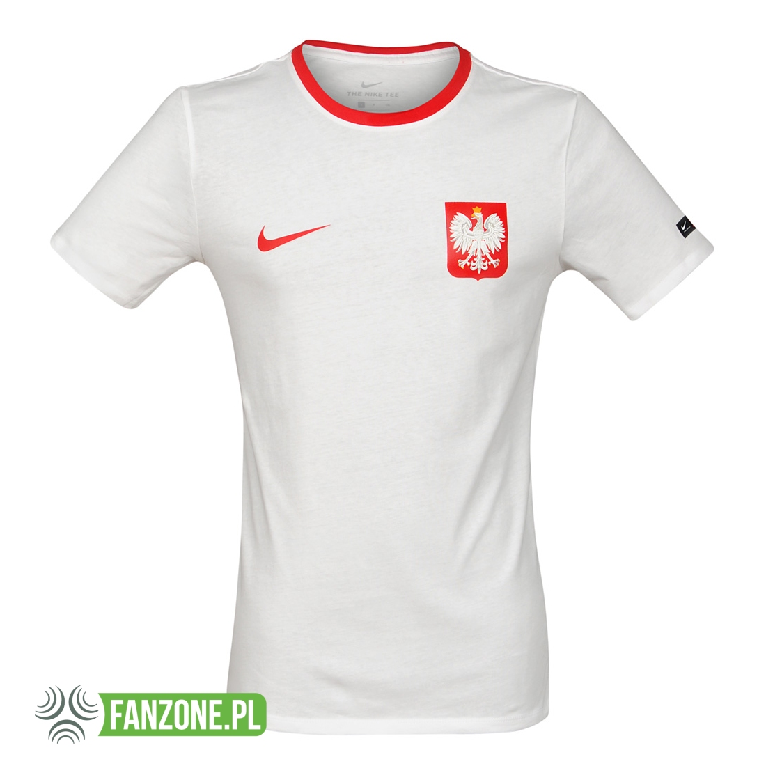 Polska - biały bawełniany t-shirt Nike